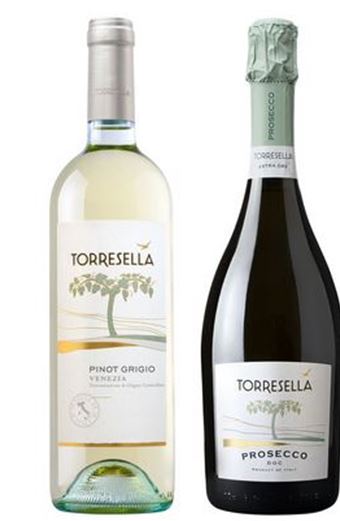 Torresella Pinot e Prosecco.