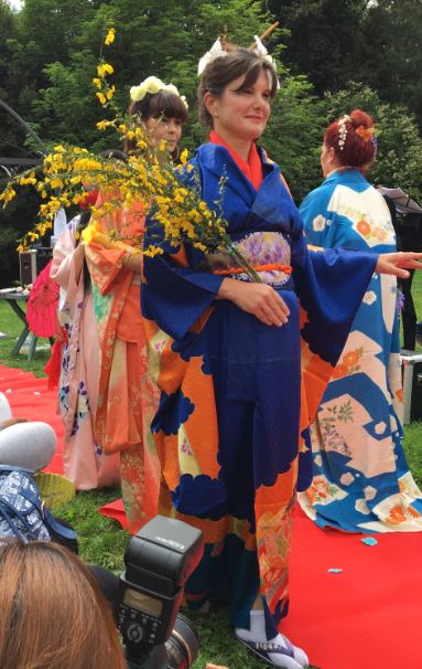 sfilata kimono moda