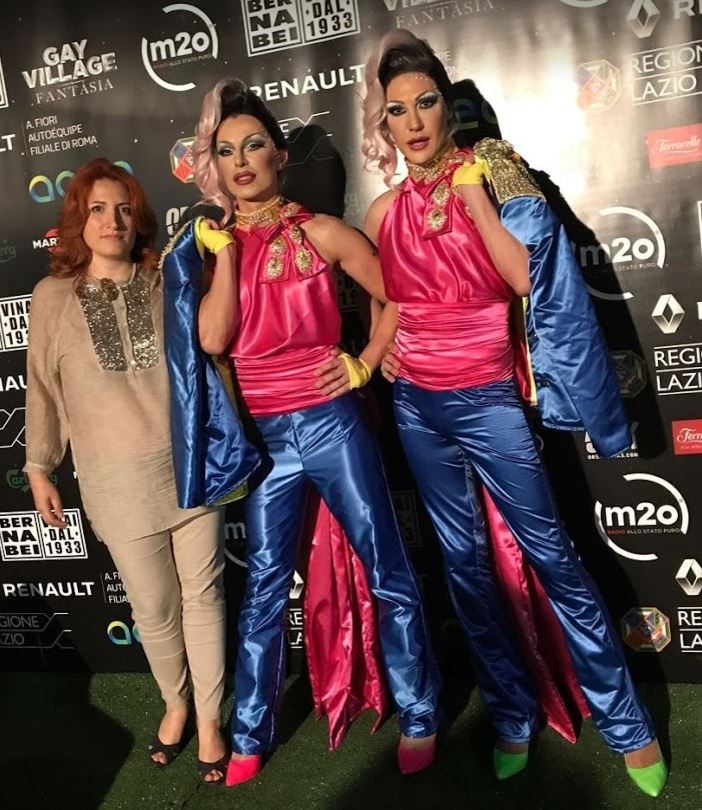 La nostra Camilla Di Biagio con i Karma B poco prima dello show di Roma.