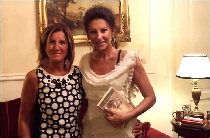 La nostra "scrittora" Cinzia Alibrandi con la star della lirica Lucia Aliberti.