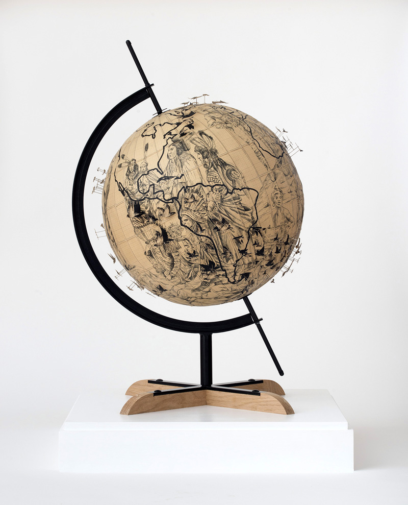 Pietro Ruffo, MIGRATION GLOBE.