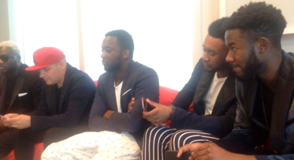 I cinque Soul System durante l'incontro a Milano con The Way Magazine.