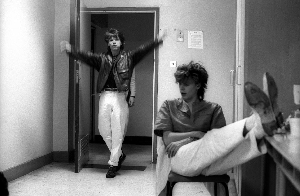 Andy Taylor e John Taylor in una foto tratta dal libro ancora non pubblicato di Justin Thomas. 