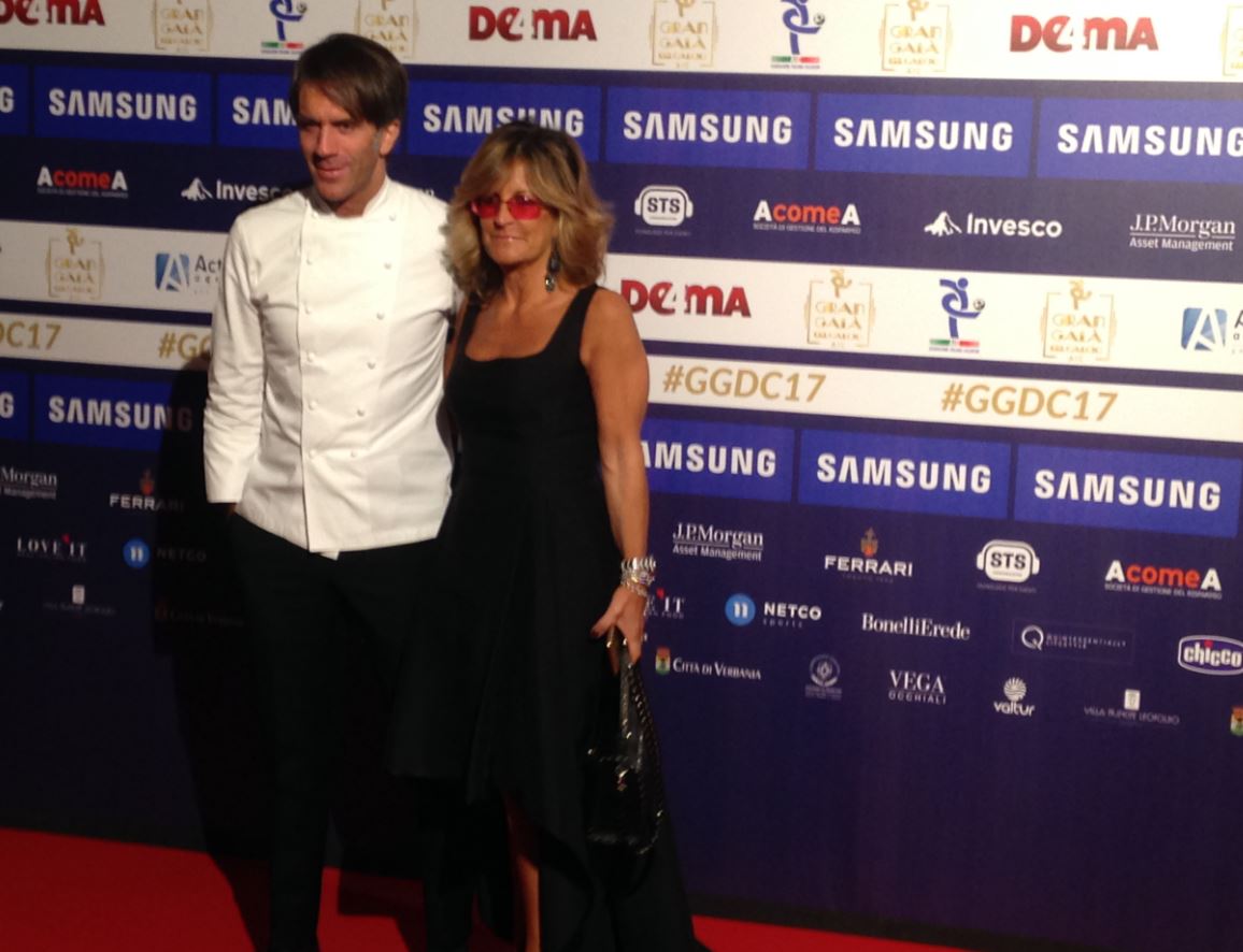 Chef Davide Oldani e signora (foto: The Way Magazine).