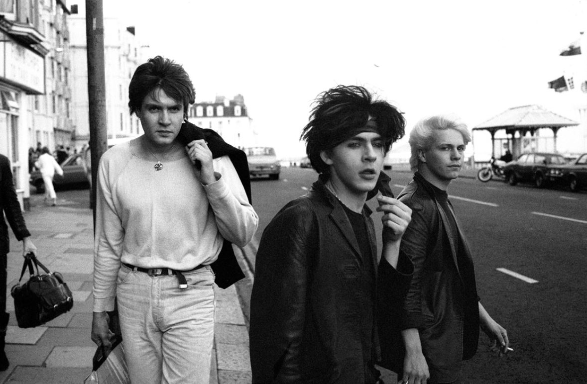 Simon Le Bon, Nick Rhodes e Andy Taylor ritratti da Justin Thomas. Il suo libro sulla band è un eccezionale documento dei primi anni 80.