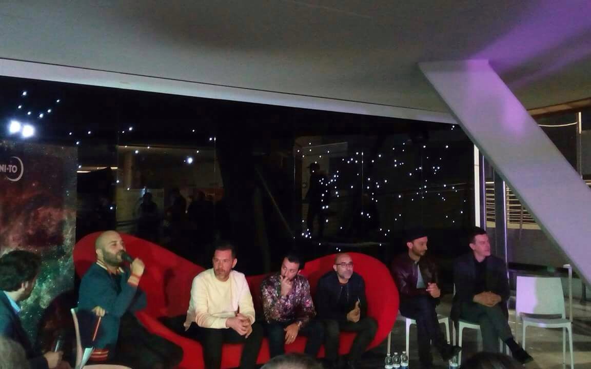 I Negramaro alla presentazione del disco Amore Che Torni (foto: Marco Masciopinto).