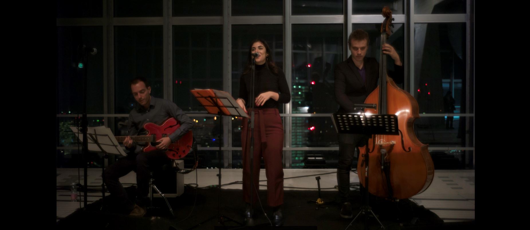 Orion Trio allo Jazz Mi Festival al 31esimo piano del Pirellone a Milano -  foto di Gianni Foraboschi per The Way Magazine