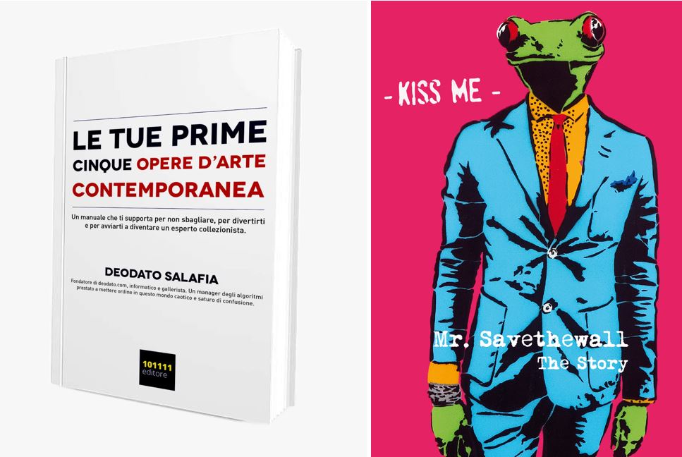 Le copertine dei due libri di Deodato Salafia e Mr Savethewall che hanno partecipato all'incontro di The Way Magazine. Per info: www.deodato.com