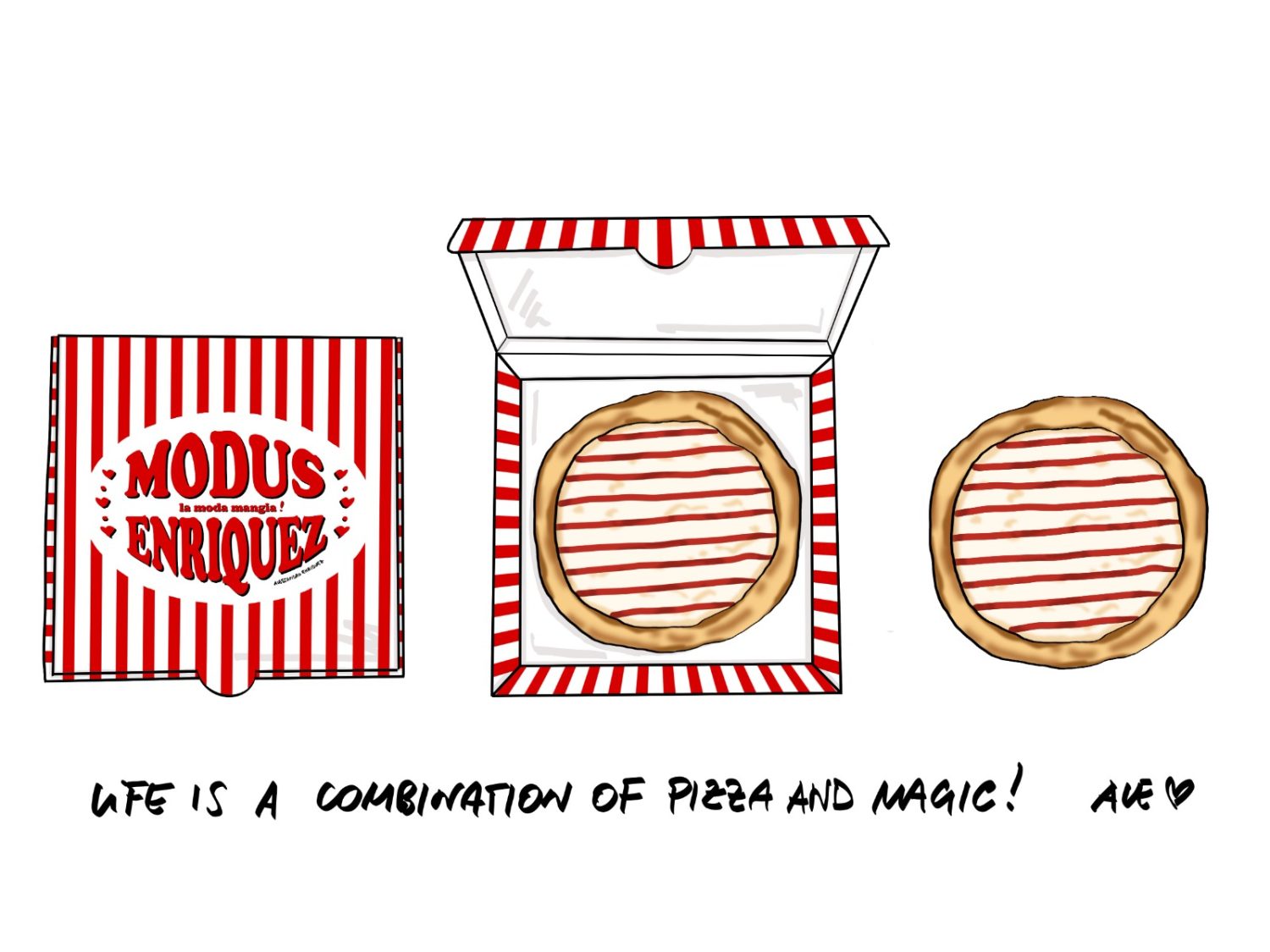 Alessandro Enriquez pizza Modus 